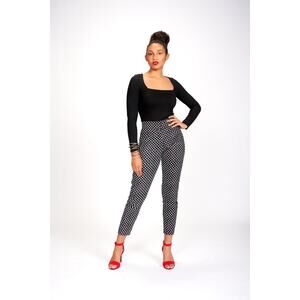 Ray Darten NWT Soke Pants Large African Print Bold Ankara High Waist Slim Fit